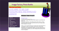 Desktop Screenshot of imagefactoryphotobooths.com