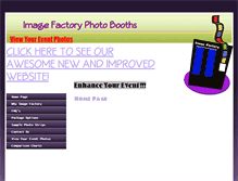 Tablet Screenshot of imagefactoryphotobooths.com